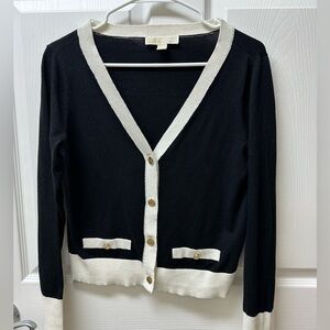Michaels Black and Cream Women's Cardigan